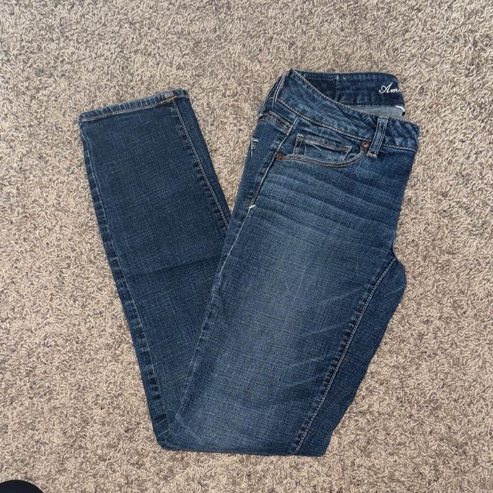 American eagle Jeans Women's Dark Blue Skinny stretch Jeans